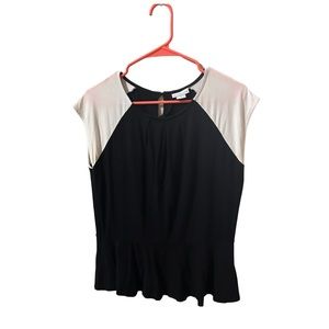 Liz Claiborne Peplum top 🖤🖤
